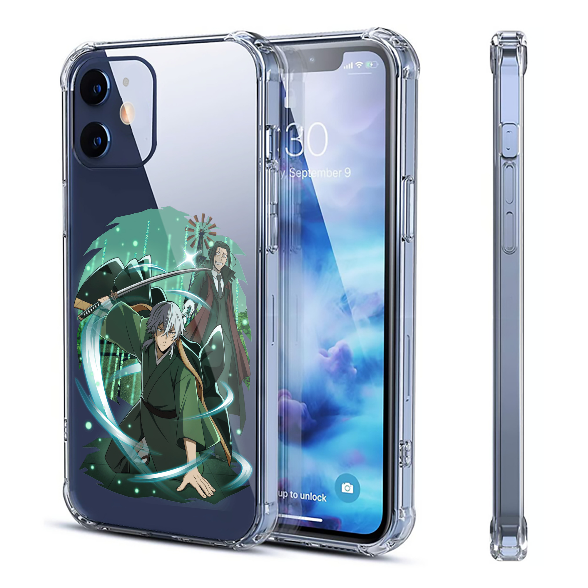 （画像用） 文豪ストレイドッグス Bungo Stray Dogs 【iPhone 12シリーズ対応】透明スマホケース（クリアソフトケース）